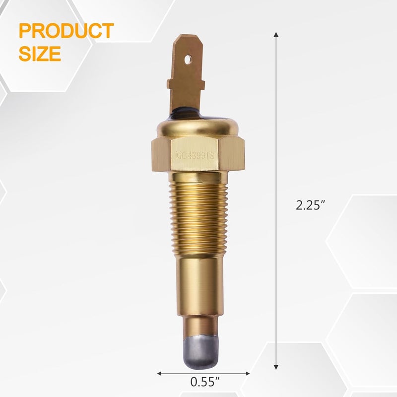 STZJAYE Ground Thermostat Switch 1/8" NPT,180'F On - 165'F Off Thread-in Electric Radiator Cooling Fan Coolant Temperature Sensor for Automotive Cars Trucks - Image 4
